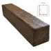 Маленькое фото Балка декоративная из полиуретана Arno Decor Рустик 195х195мм Дуб темный, длина 3м