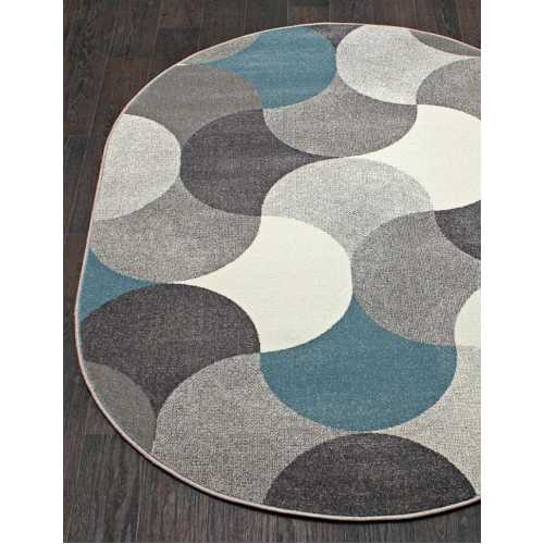 Фото Ковер Merinos Sofit 2257, LIGHT GRAY 2,00*3,00 овал