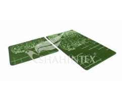 Набор ковриков Shahintex Vintage SH V001 60*100+60*50 зеленый Набор ковриков Shahintex Vintage SH V001 60*100+60*50 зеленый