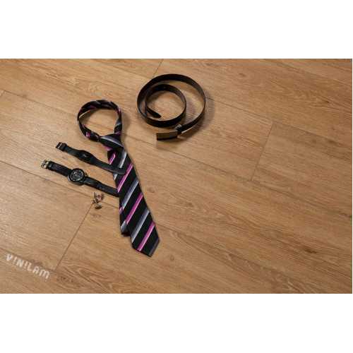 Фото Плитка ПВХ Vinilam CorK Дуб Мейс 10-080V, 43 класс (1220х227х7.0 мм)