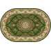Маленькое фото Ковер Merinos Laguna d285 Green овал 2,00*4,00