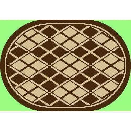 Фото Ковер Циновка  sz3985а3о -11 0,8*1,5м овал