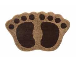 Коврик Shahintex Microfiber лапки 40*60 шоколадный Коврик Shahintex Microfiber лапки 40*60 шоколадный
