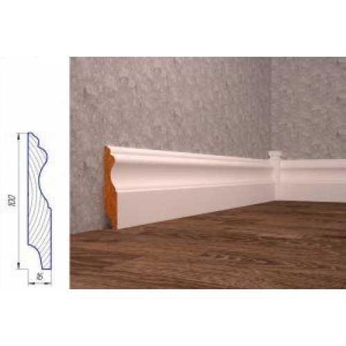 Фото Плинтус напольный МДФ Madest Decor модель 03-100-16 крашеный по RAL/NCS (100х16х2400 мм)