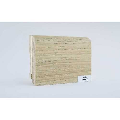 Фото Плинтус напольный шпонированный Finitura Дуб арт.012, 100*30 мм (фигурный)