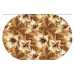 Маленькое фото  Ковер Merinos Laguna d490 BROWN 1,00*2,00 овал