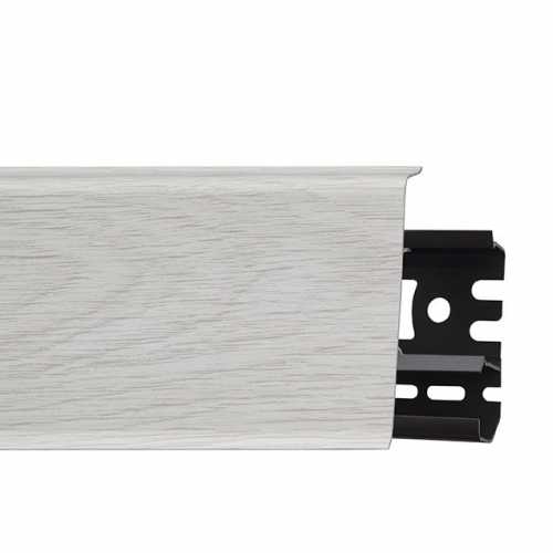 Фото Плинтус напольный, широкий ПВХ Arbiton Indo 25 Каштан Жирона (70х26х2500 мм)