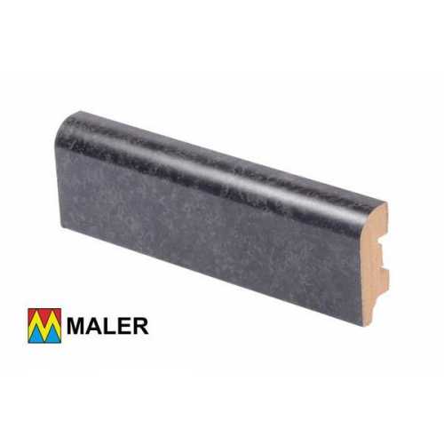 Фото Плинтус напольный МДФ Maler Мрамор 11521, высота 44 мм