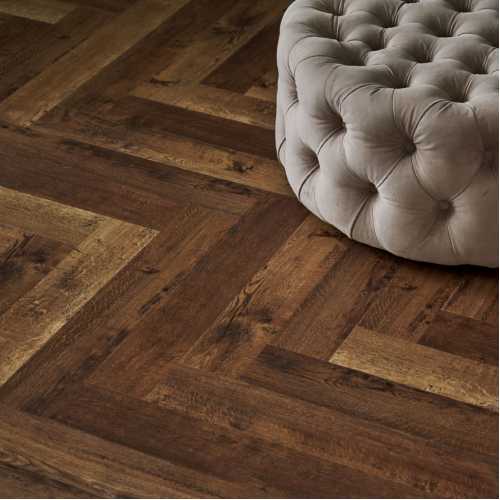 Фото Плитка ПВХ Vinilam Herringbone Версальский Паркет IS11177, 43 класс (720х120х6.5 мм)