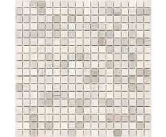 Мозаика из натурального камня Caramelle Travertino Silver POL 15х15 (305х305х4 мм) Мозаика из натурального камня Caramelle Travertino Silver POL 15х15 (305х305х4 мм)