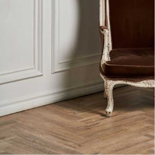 Фото Плитка ПВХ Vinilam Herringbone Северный Паркет IS11133, 43 класс (720х120х6.5 мм)