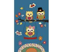 Ковер Merinos Crystal 2740 Blue 1,60*2,30