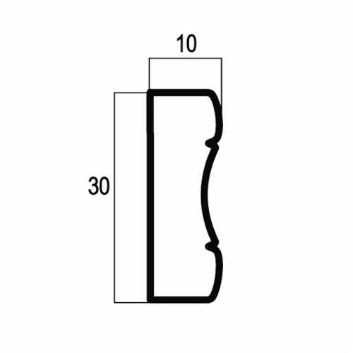 Фото Молдинг Cosca Антик 30 мм, Бронза