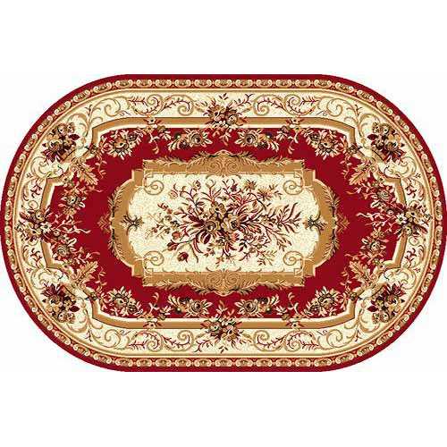 Фото Ковер Merinos Laguna 5439 RED ОВАЛ 0,60*1,10
