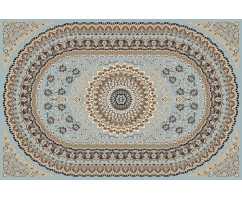 Ковер Merinos Sierra D504, BLUE-BROWN 1,00*2,00