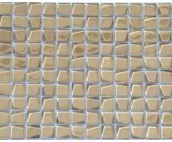 Мозаика стеклянная Caramelle Alchimia Aureo trapezio 20х20 (306х306х6 мм)