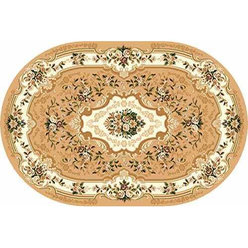 Фото Ковер Merinos Laguna d117 BEIGE ОВАЛ 0,60*1,10