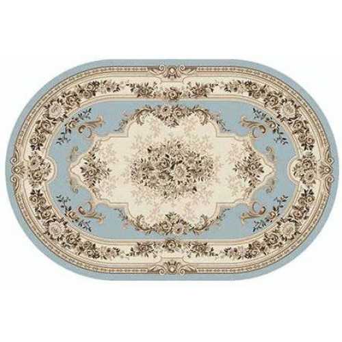 Фото Ковер Merinos Valencia Deluxe 4015 Light blue-brown 0,80*1,50