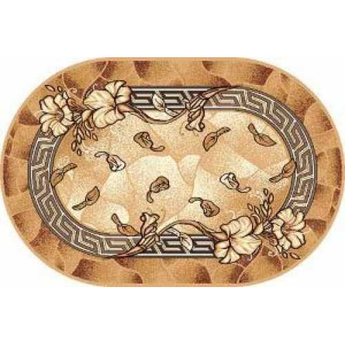 Фото Ковер Merinos Laguna d201 BEIGE ОВАЛ 0,60*1,10 