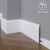 Плинтус напольный под покраску 04-100-12 Madest Decor MDF (100х12х2400 мм)