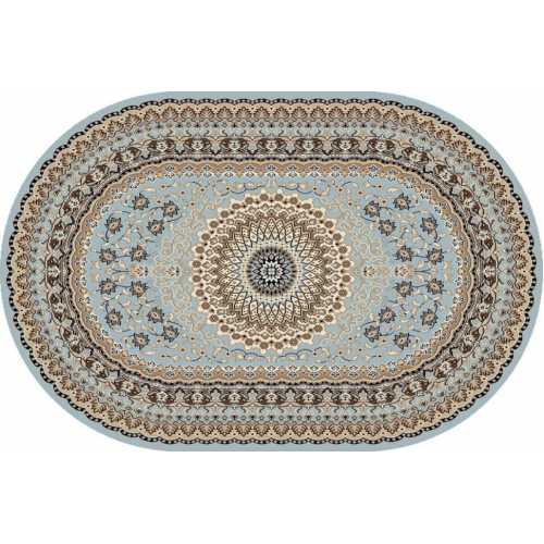 Фото Ковер Merinos Sierra D504, BLUE-BROWN 1,50*1,90 овал