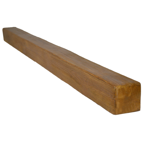 Фото Балка декоративная из полиуретана Arno Decor Модерн 120х120мм Дуб, длина 1м