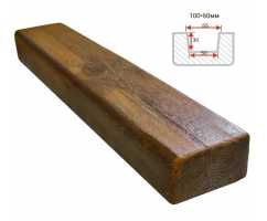 Балка декоративная из полиуретана Arno Decor Модерн 100х60мм Фламбир, длина 1м