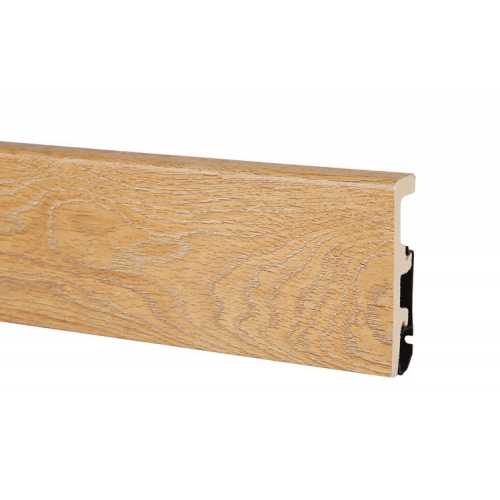 Фото Плинтус Arbiton Integra 16 Орех светлый: влагостойкий, ударопрочный, широкий (80х20х2400 мм)