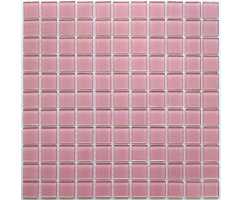 Мозаика стеклянная Bonaparte Pink glass 25х25 (300х300х4 мм) Мозаика стеклянная Bonaparte Pink glass 25х25 (300х300х4 мм)
