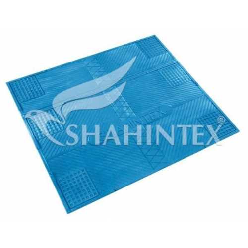 Фото Коврик противовибрационный Shahintex голубой 62*55 см