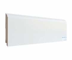 Плинтус напольный под покраску Finitura Decor МДФ 120х16мм с плечиком