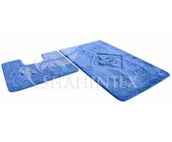 Набор ковриков Shahintex PP Lux Голубой 11 (60x100+60x50 см) Набор ковриков Shahintex PP Lux Голубой 11 (60x100+60x50 см)