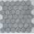 Мозаика из натурального камня Caramelle Pietrine Hexagonal Marmara grey hex 40х23 (292х298х8 мм)
