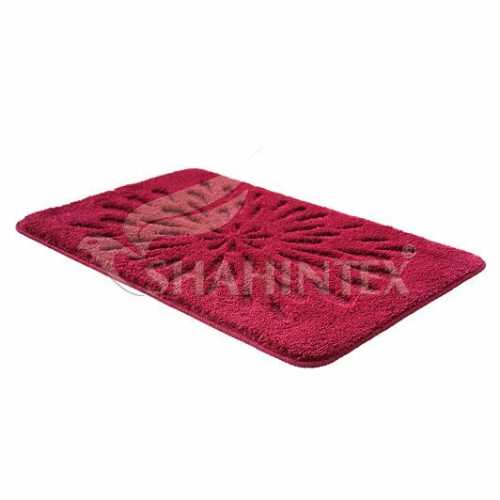 Фото Коврик SHAHINTEX РР LUX 50*80 бордовый 45