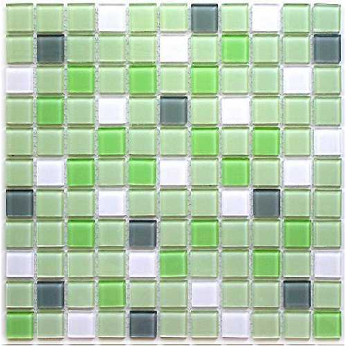 Фото Мозаика стеклянная Bonaparte Soft mix 25х25 (300х300х4 мм)