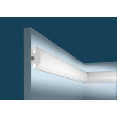 Молдинг под покраску Cosca MX010 с подсветкой из экополимера 55х25