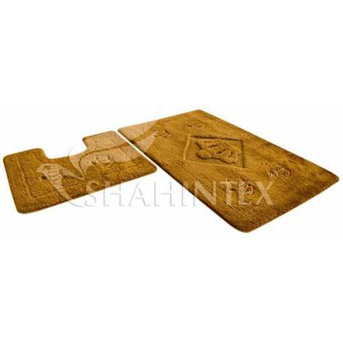 Фото Набор ковриков Shahintex PP Lux Золотой 9 (60x100+60x50 см)