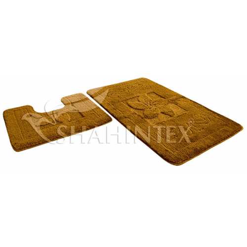 Фото Набор ковриков Shahintex PP Lux Золотой 9 (60x100+60x50 см)