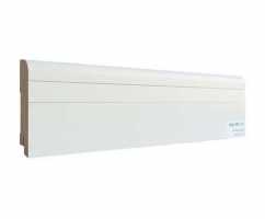 Плинтус напольный под покраску Finitura Decor МДФ 120х16мм, вставка гладкая 8*30 Плинтус напольный под покраску Finitura Decor МДФ 120х16мм, вставка гладкая 8*30