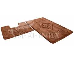 Набор ковриков Shahintex PP Lux Кофе с молоком 55 (60x100+60x50 см) Набор ковриков Shahintex PP Lux Кофе с молоком 55 (60x100+60x50 см)