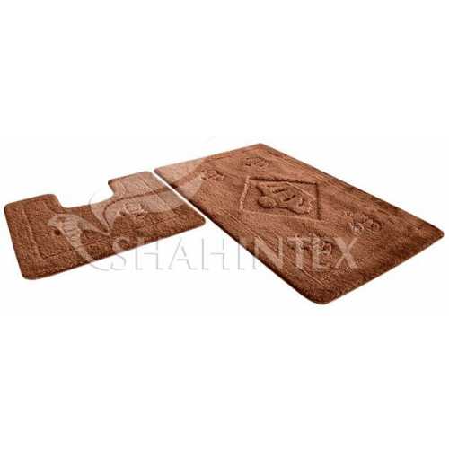 Фото Набор ковриков Shahintex PP Lux Кофе с молоком 55 (60x100+60x50 см)