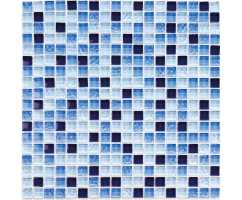 Мозаика стеклянная Bonaparte Blue Drops 15х15 (300х300х8 мм) Мозаика стеклянная Bonaparte Blue Drops 15х15 (300х300х8 мм)