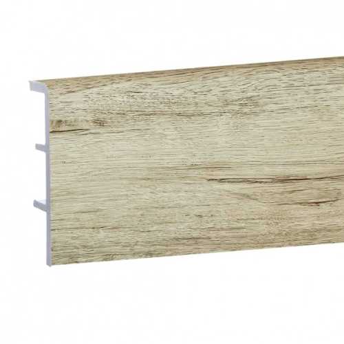 Фото Плинтус напольный Rico Concept 80 Клен Патина RC80127, 80х20х2200 мм