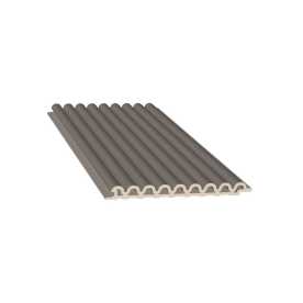 Стеновая панель Ultrawood NEXT арт.WPC 001 DGR Темно-серый (2900х106х9,3 мм)
