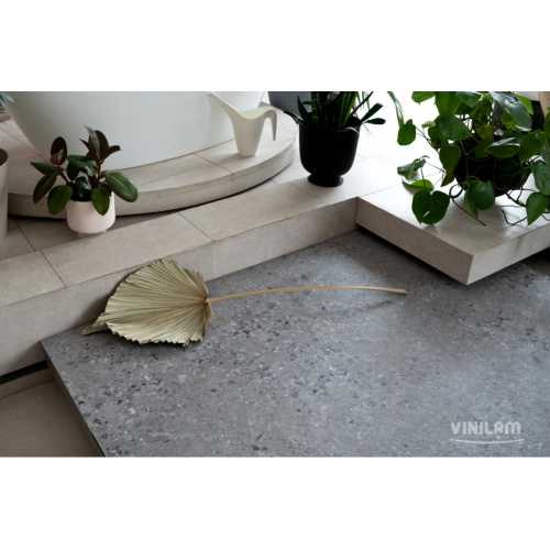 Фото Плитка ПВХ Vinilam Ceramo Stone Терраццо 71613, 43 класс (940х470х6.0 мм)